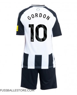 Günstige Newcastle United Anthony Gordon #10 Heimtrikotsatz Kinder 2024-25 Kurzarm (+ Kurze Hosen)